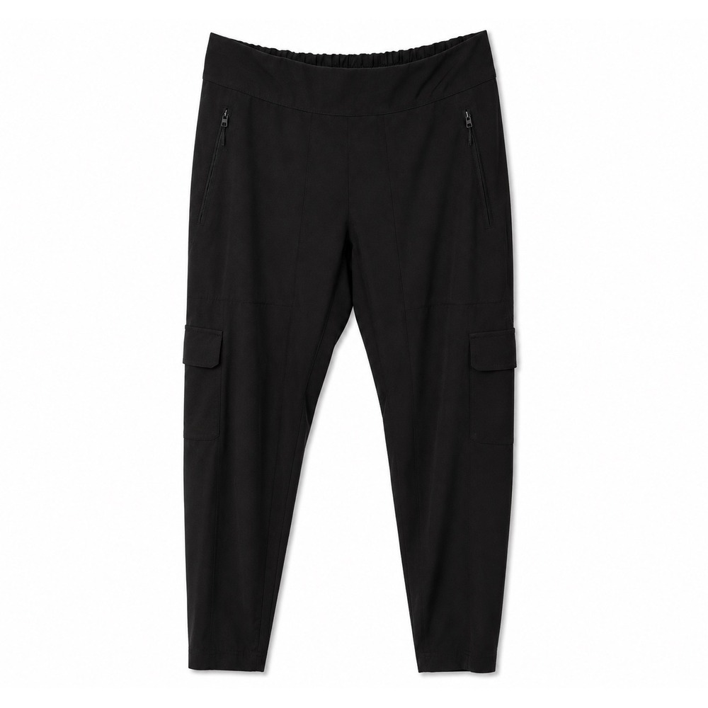 Athleta Trekkie North Joggers Black Cargo Hiking Pants Womens Size Medium